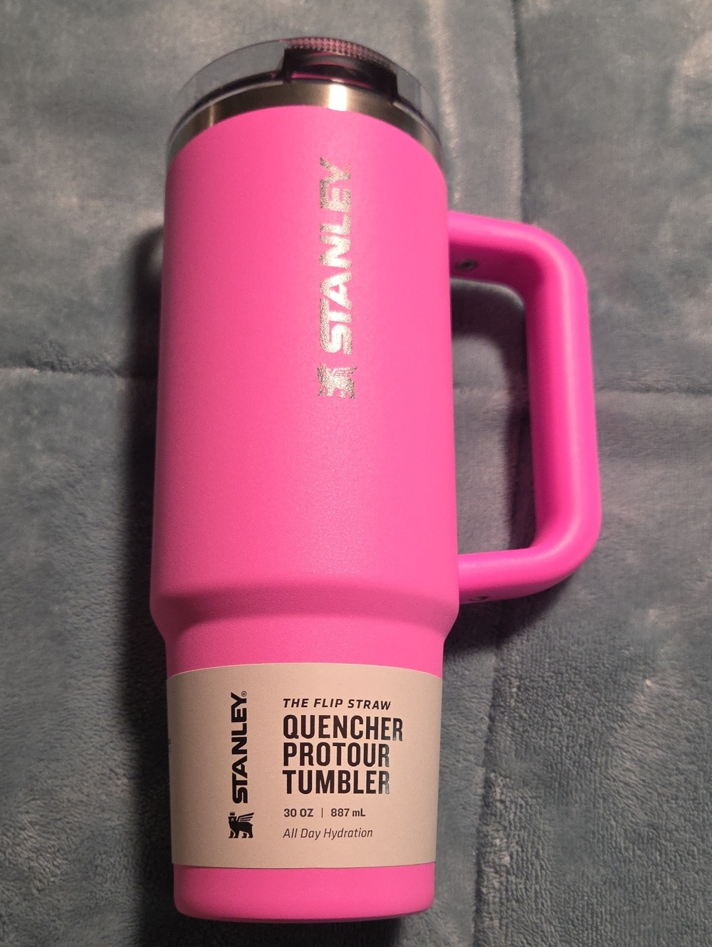 Stanley 30 oz Pink Quencher ProTour Tumbler with Handle